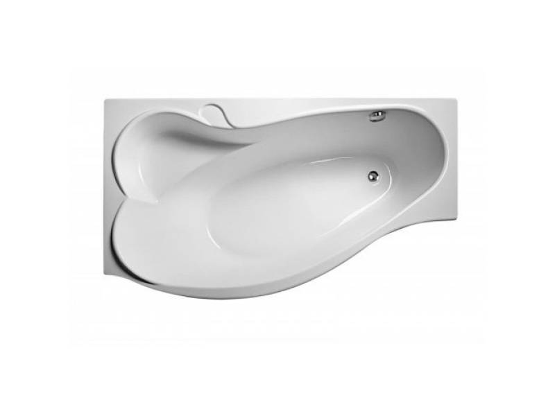 Акриловая асимметричная ванна Relisan Isabella 170x90x60 см L левая