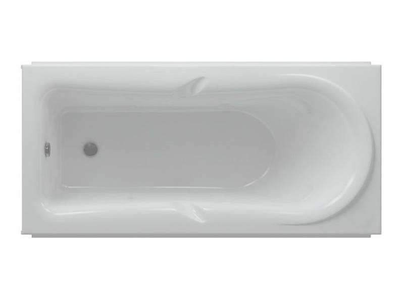 Акриловая ванна прямоугольная Акватек Леда 170х80 см