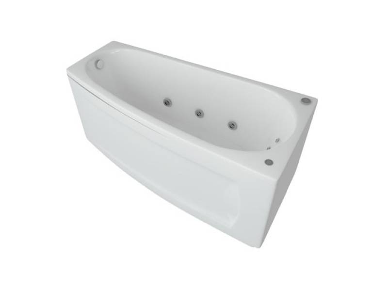Акриловая ванна асимметричная Акватек Пандора правая 160х75 см