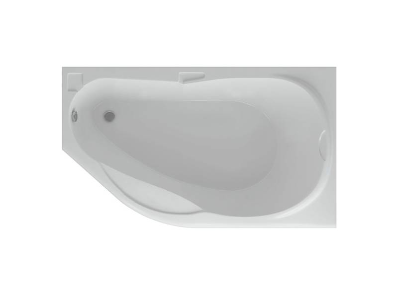 Акриловая ванна асимметричная Акватек Таурус правая 170х100 см