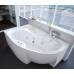 Акриловая ванна асимметричная Акватек Вега левая 170х105 см