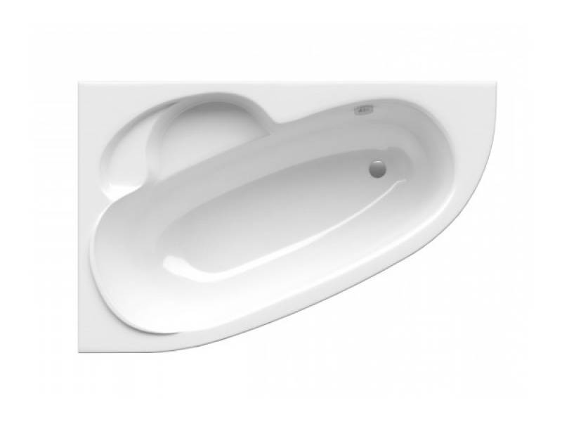 Акриловая асимметричная ванна Alpen Terra 140x95 L левая 