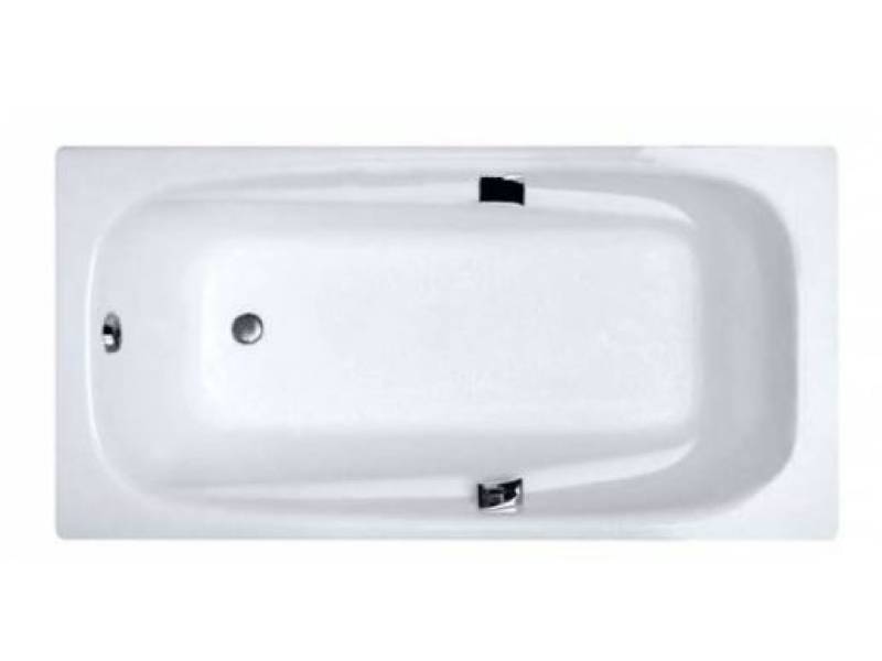 Чугунная ванна Castalia Emma 180x85x42 см ручки хром