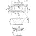 Характеристики Акриловая ванна Vagnerplast GAIA 190x100 