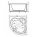 Характеристики Акриловая ванна Vagnerplast Mini Catalina 125x125x43 