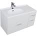 Комплект мебели для ванной Aquanet Данте 85 L белый (1 навесной шкафчик)