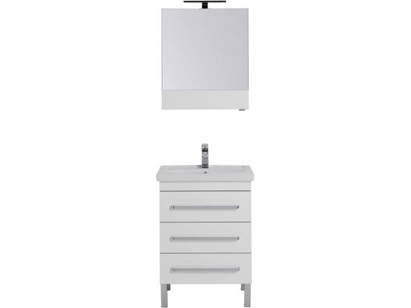 Комплект мебели для ванной Aquanet Сиена 60 белый (напольный 3 ящика)