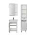 Характеристики Комплект мебели для ванной Aquanet Гретта 60 белый (2 дверцы) 