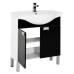 Характеристики Комплект мебели для ванной Aquanet Адель 60 черный 