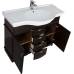 Комплект мебели для ванной Aquanet Луис 110 темный орех