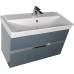 Комплект мебели для ванной Aquanet Виго 100 см сине-серый