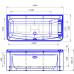 Характеристики Акриловая ванна Radomir Винченцо 180x85 с гидромассажем "Стандарт" 