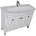 Комплект мебели для ванной Aquanet Честер 105 белый/серебро