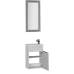 Характеристики Комплект мебели для ванной Aquanet Дувр 45 белый 