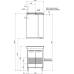 Характеристики Комплект мебели для ванной Aquanet Гретта 60 венге (2 дверцы) 