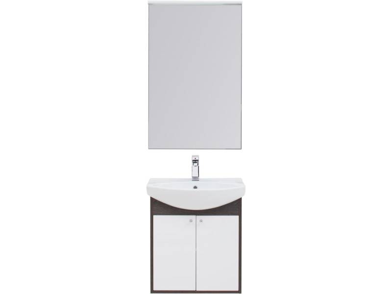 Комплект мебели для ванной Aquanet Грейс 60 дуб кантенбери и белый (2 дверцы)