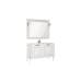 Комплект мебели для ванной Aquanet Паола 120 белый/золото (литьевой мрамор)