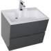 Характеристики Комплект мебели для ванной Aquanet Алвита 70 серый антрацит 