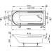 Характеристики Акриловая ванна Vagnerplast Hera 180x80x43 