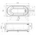 Акриловая ванна Radomir Виктория Лайт 150х70