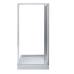 Характеристики Душевая дверь 100 Aquanet Alfa NAA6422 прозрачное стекло 