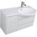 Комплект мебели для ванной Aquanet Лайн 90 R белый