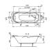 Характеристики Акриловая ванна Vagnerplast Minerva 170x70x42 