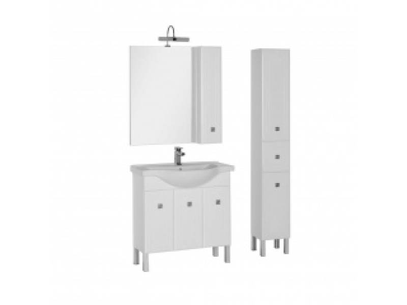 Комплект мебели для ванной Aquanet Стайл 85 белый (3 дверцы)