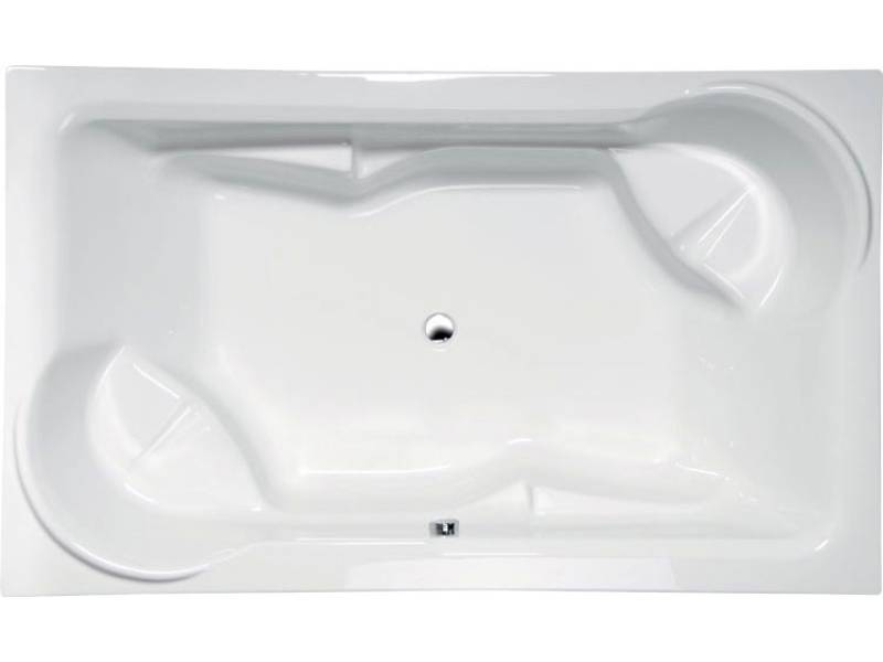 Акриловая прямоугольная ванна Alpen Duo 200x120 см