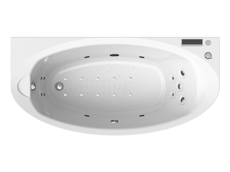 Характеристики Акриловая ванна Radomir Неаполи 180x85 с гидромассажем "Фитнес" 