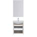 Характеристики Комплект мебели для ванной Aquanet Грейс 60 дуб сонома/белый (2 дверцы) 