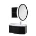 Комплект мебели для ванной Aquanet Опера 115 R черный (3 ящика)