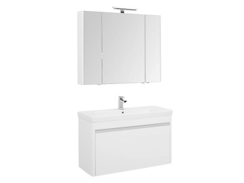 Характеристики Комплект мебели для ванной Aquanet Вилора 105 белый 