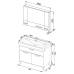 Характеристики Комплект мебели для ванной Aquanet Гретта 100 светлый дуб (камерино) 