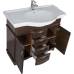 Комплект мебели для ванной Aquanet Луис 100 темный орех