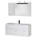 Характеристики Комплект мебели для ванной Aquanet Данте 110 R белый (1 навесной шкафчик) 