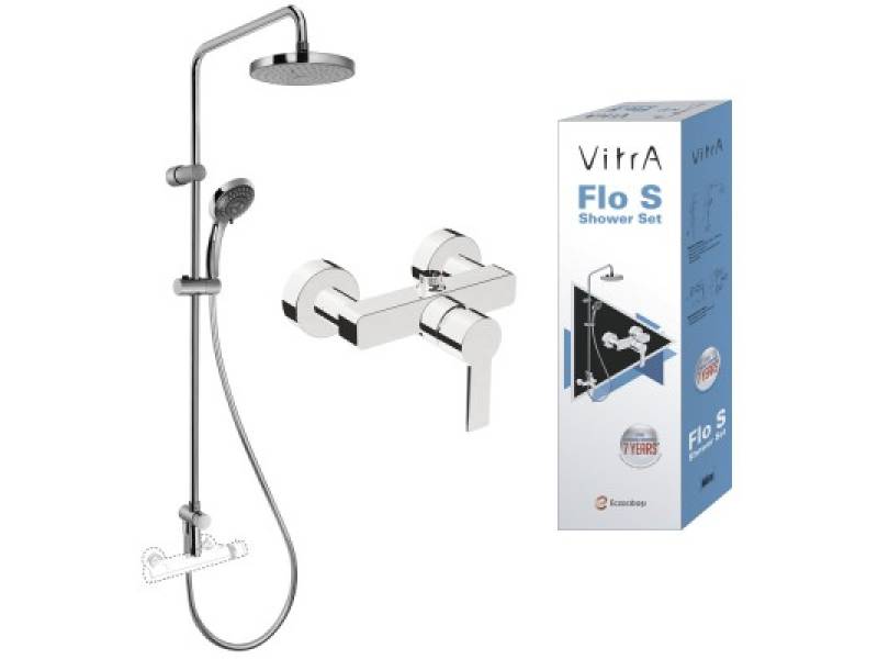 Характеристики Душевая стойка со смесителем Vitra System Rain A49234EXP 