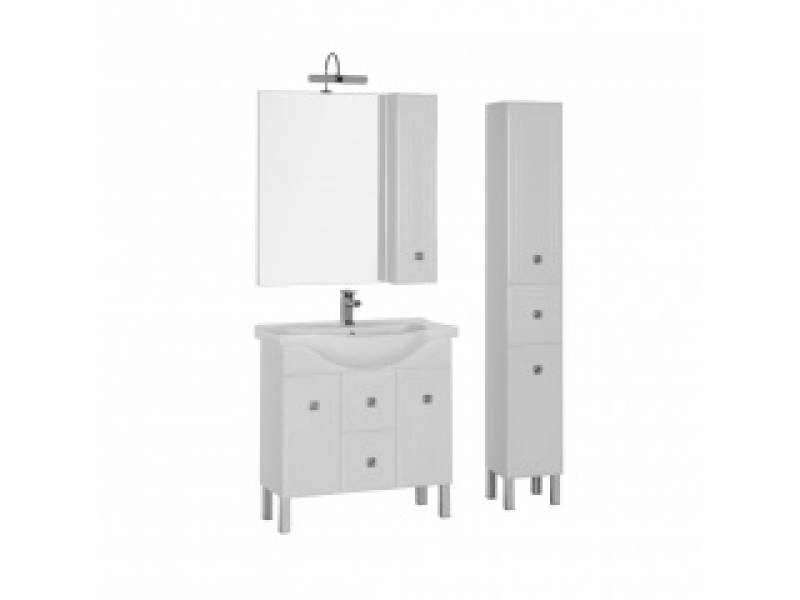 Комплект мебели для ванной Aquanet Стайл 85 белый (2 дверцы 2 ящика)