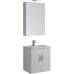 Комплект мебели для ванной Aquanet Рондо 60 белый (2 дверцы, зеркало камерино)