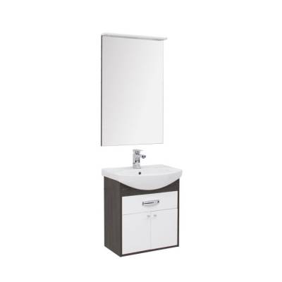 Комплект мебели для ванной Aquanet Грейс 60 дуб кантенбери/белый (1 ящик, 2 дверцы)