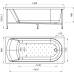 Акриловая ванна Radomir Николь 180x80 см с гидромассажем "Баланс"