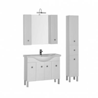 Комплект мебели для ванной Aquanet Стайл 105 белый (4 дверцы)