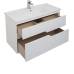 Комплект мебели для ванной Aquanet Модена 100 белый