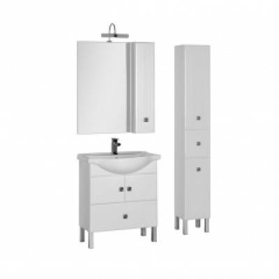 Комплект мебели для ванной Aquanet Стайл 75 белый (2 дверцы 1 ящик)