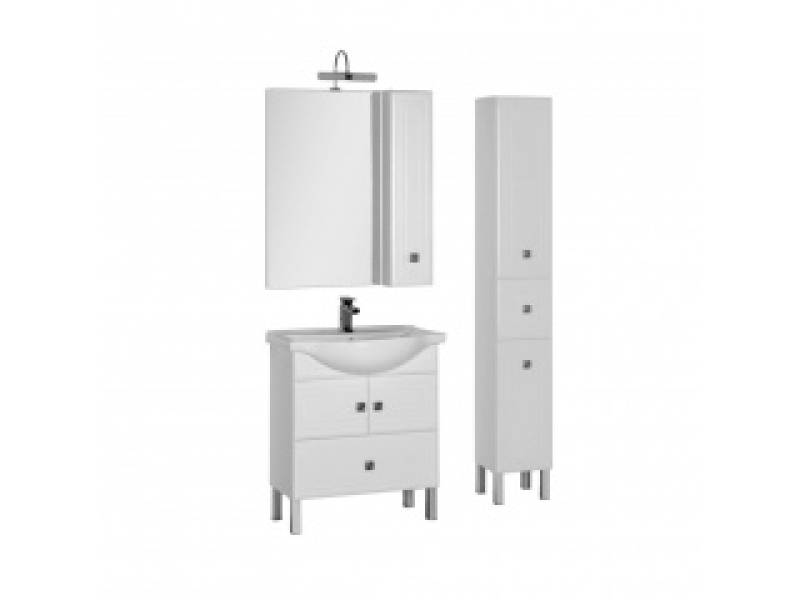 Комплект мебели для ванной Aquanet Стайл 75 белый (2 дверцы 1 ящик)