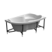 Характеристики Акриловая ванна Radomir Ирма 1 169x110 с гидромассажем "Люкс" правая 