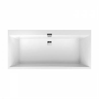 Ванна 190X90 см Villeroy&Boch Squadro Edge 12 UBQ190SQE2DV-01 с ножками сл-перел. бел/хром 