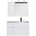 Характеристики Комплект мебели для ванной Aquanet Данте 85 R белый (1 навесной шкафчик) 