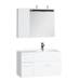 Характеристики Комплект мебели для ванной Aquanet Данте 85 R белый (1 навесной шкафчик) 
