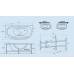 Характеристики Акриловая ванна Тритон Милена левая со стеклом 170x96x62 